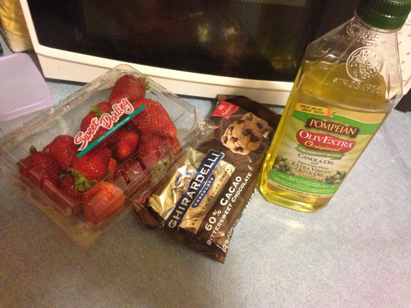 巧克力草莓爱心