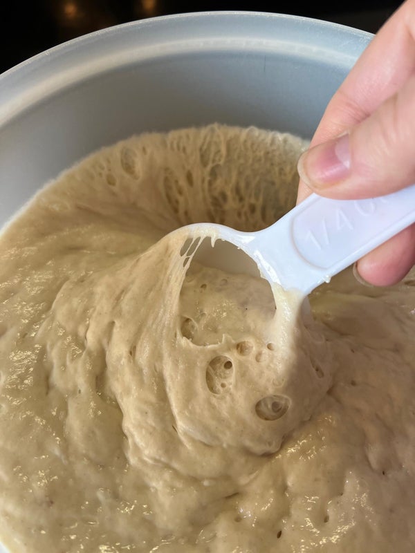 填入面团