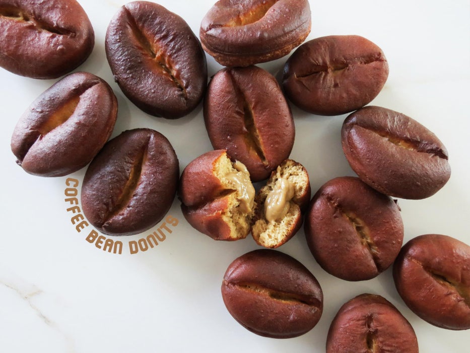 咖啡豆甜甜圈（配咖啡奶油夹心）