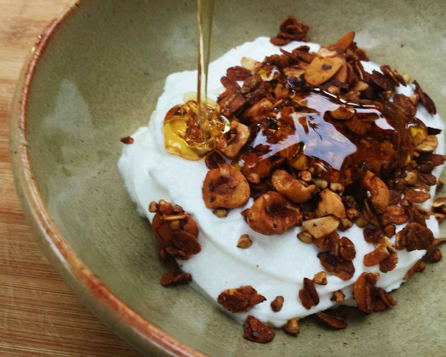 意式浓缩咖啡坚果格兰诺拉麦片