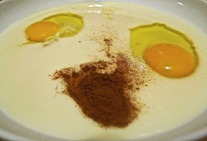 加入肉桂粉和盐