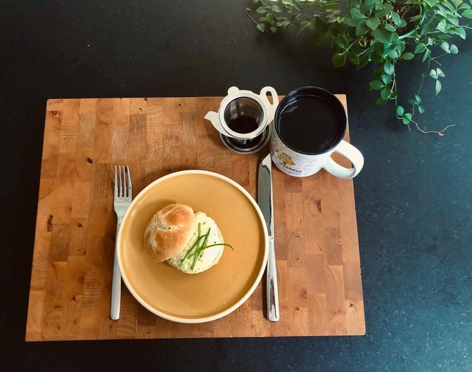 绝妙鸡蛋三明治！