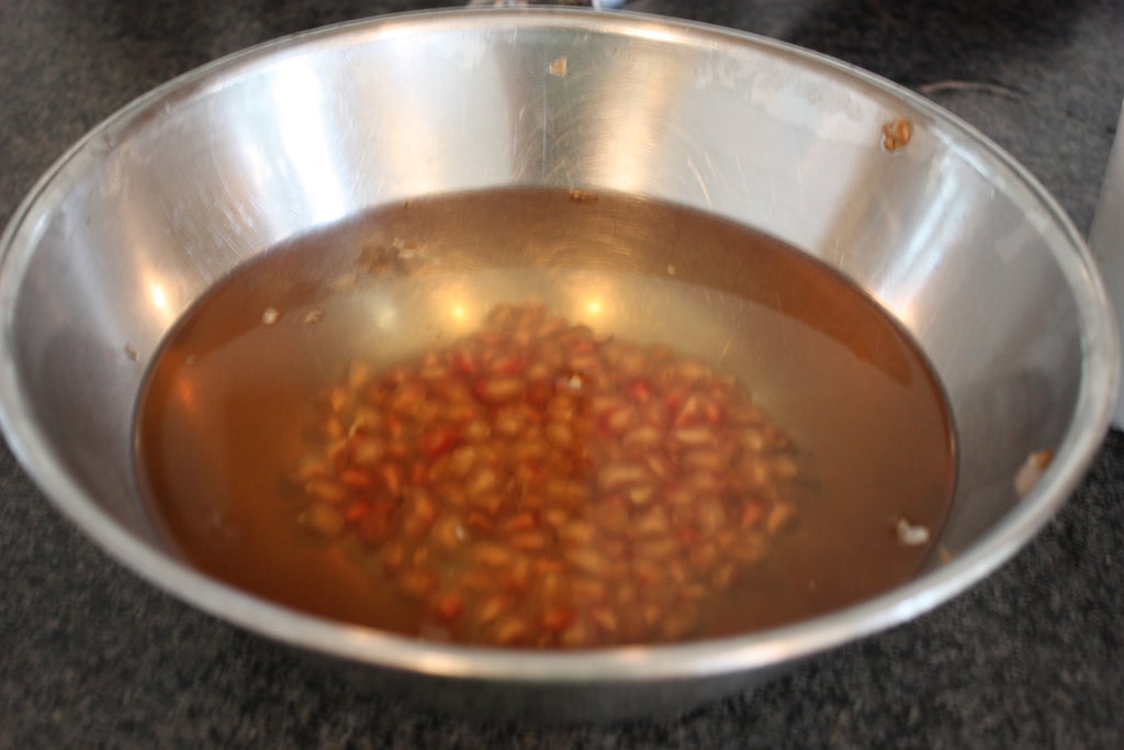 浸泡石榴籽（可选）