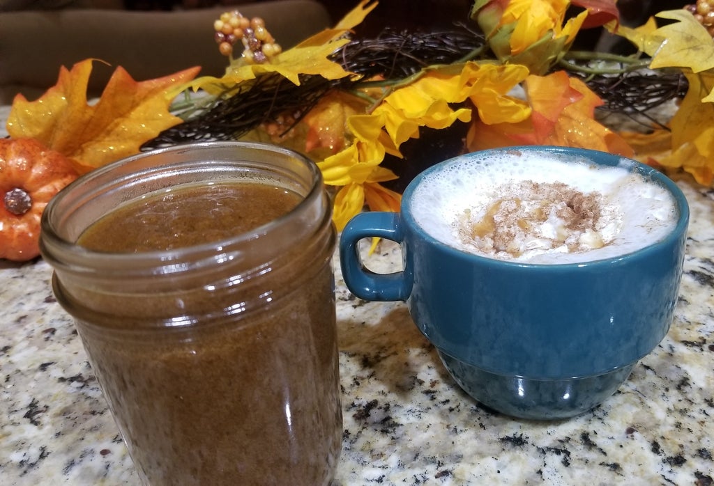 自制南瓜香料拿铁酱