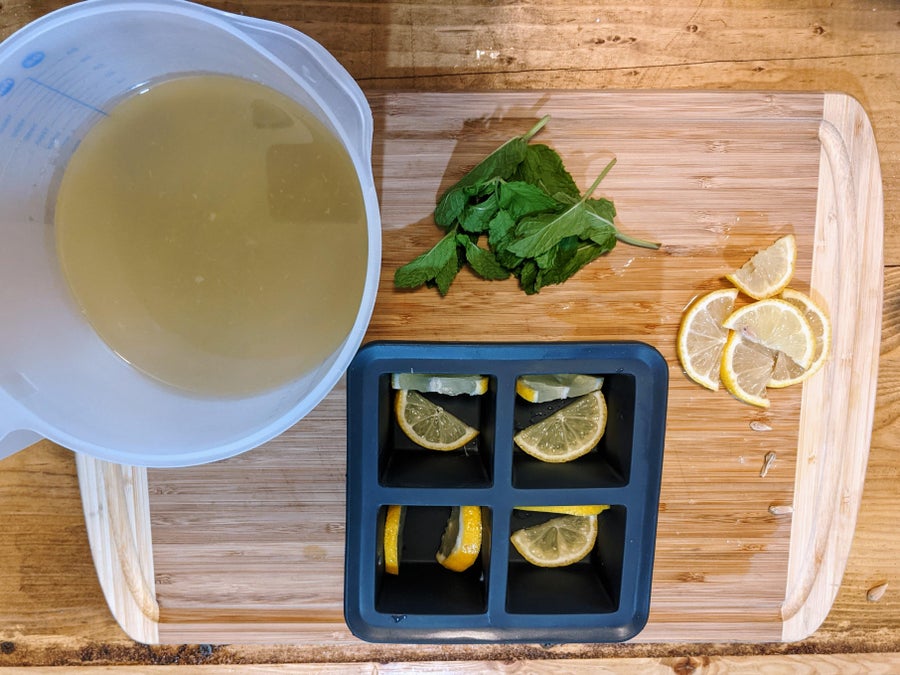 柠檬薄荷冰饮棒（4/5）- 填充冰格