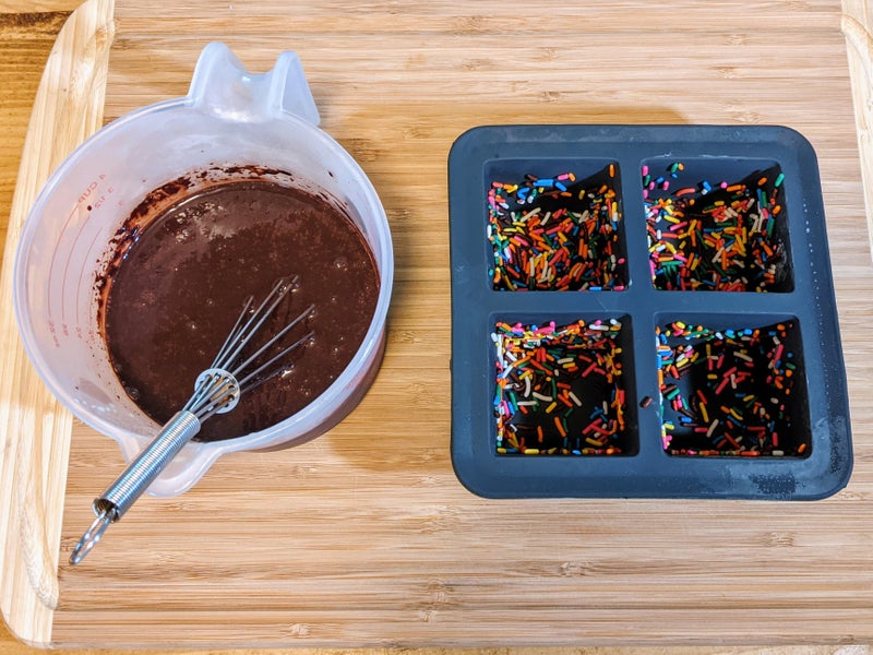 巧克力牛奶冰饮棒（3/4）- 填充冰格