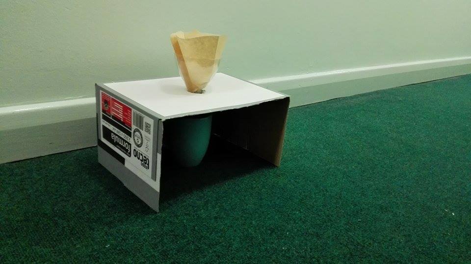 Cardboard Box Coffee Maker