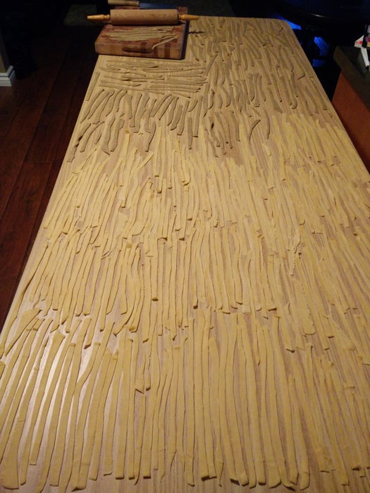 Handmade Egg Noodles Two Ways