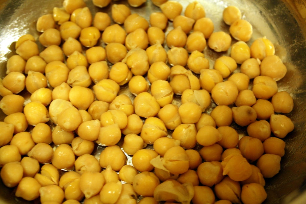 浸泡/煮鹰嘴豆(可选)