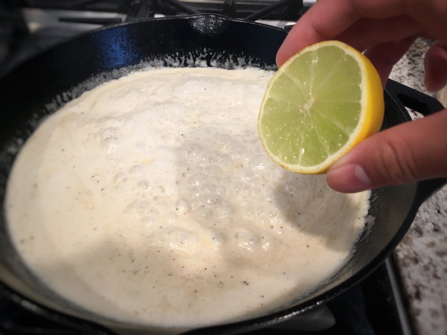 柠檬蒜香奶油酱