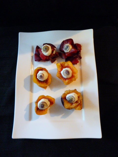 混合眼球与眼窝