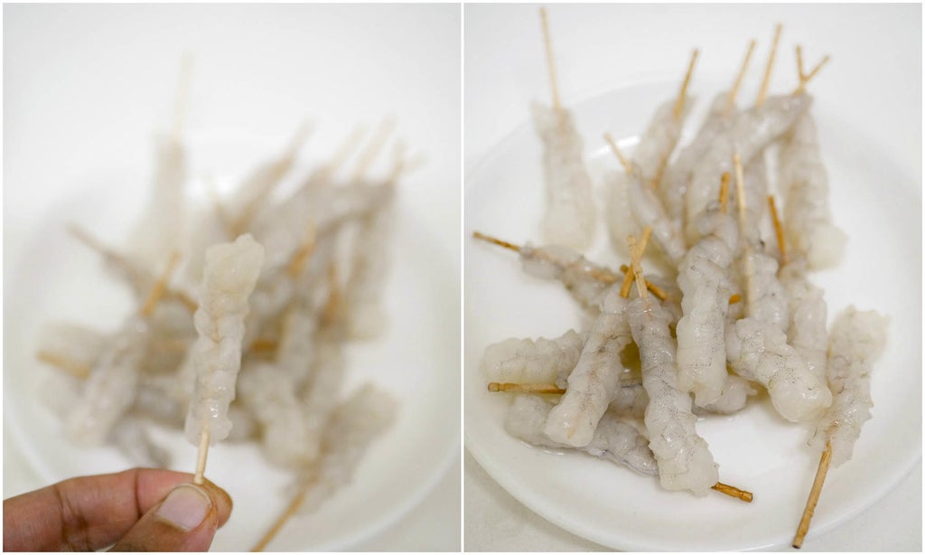 清洗与处理鲜虾