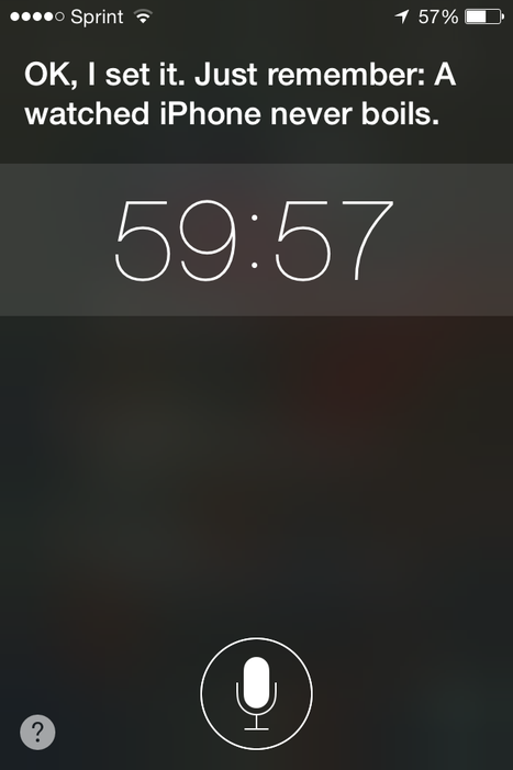 Siri，设置60分钟计时器