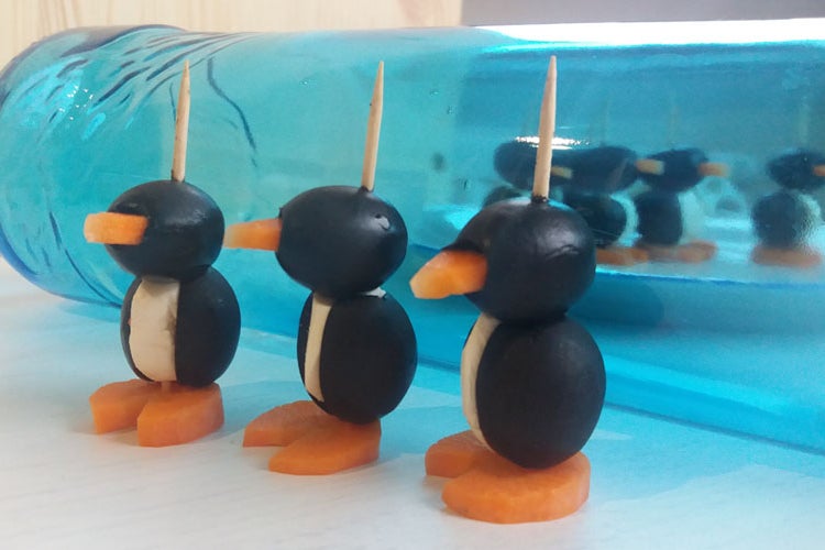 低卡路里开胃菜“企鹅”