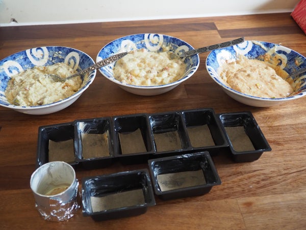 Prepare the Tins and Bake
