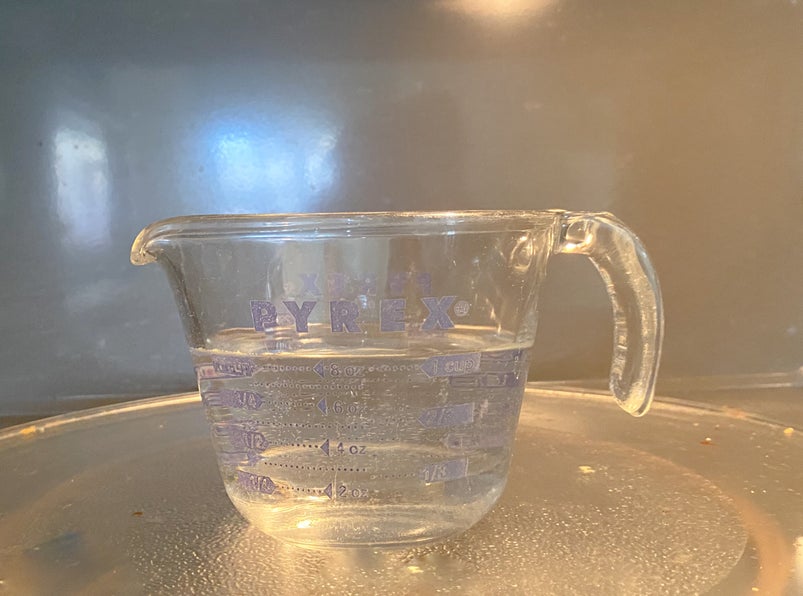 Adding the Boiling Water