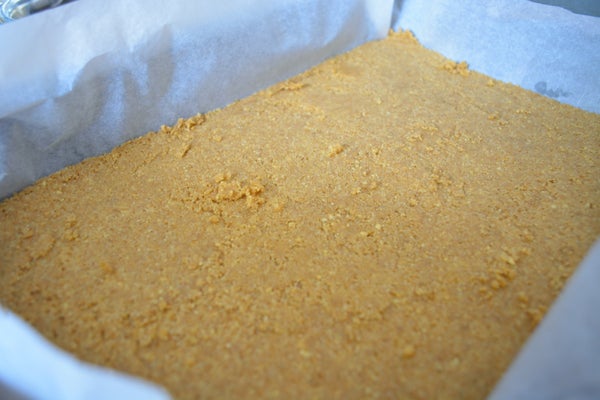 Layer the Graham Crackers and Chips