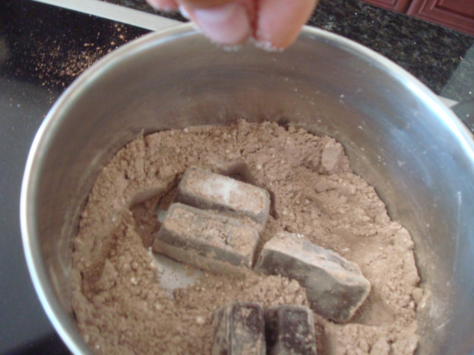 加入无糖巧克力