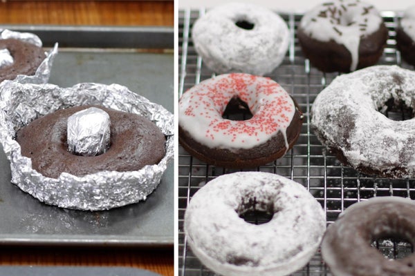 自制铝箔甜甜圈烤盘