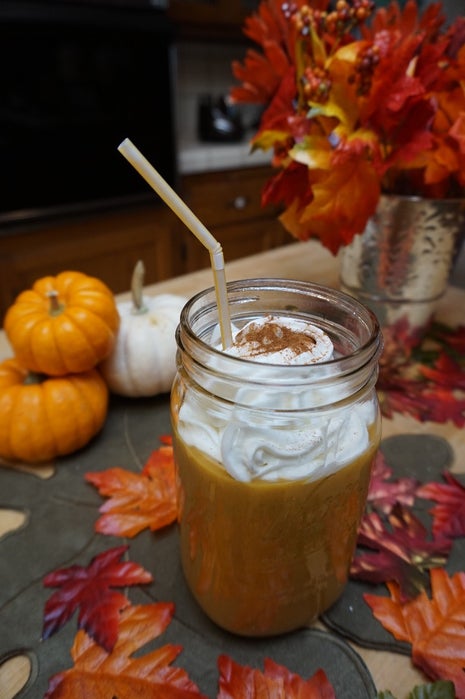 健康南瓜派冰沙