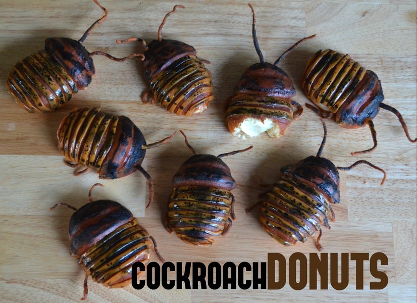 Cockroach Donuts (Boston Cream)