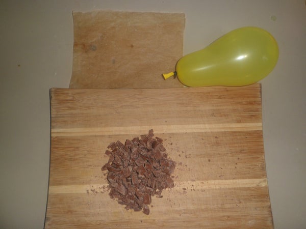 可食用巧克力碗制作: