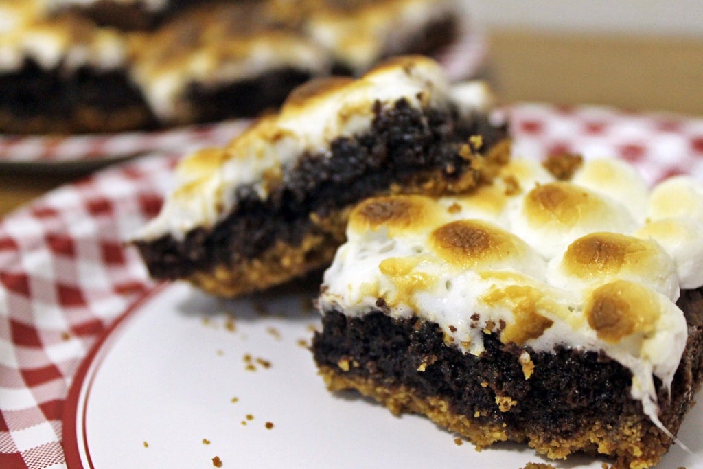 巧克力棉花糖布朗尼！