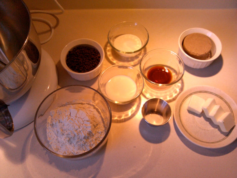 仿曲奇面团制作