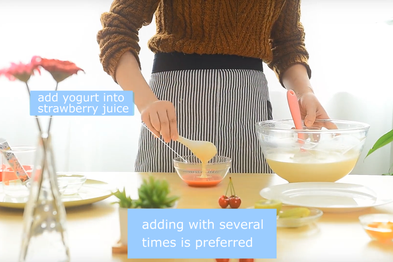 Make the Cat Paw Yogurt Popsicle - Part 1