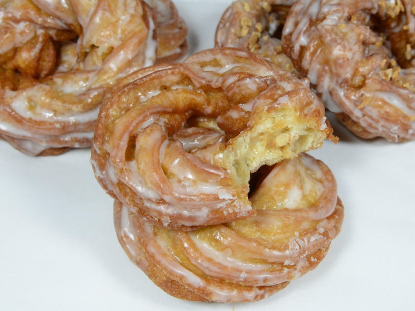 Chouxnut- Cruller Doughnuts Filled With Praline Cream