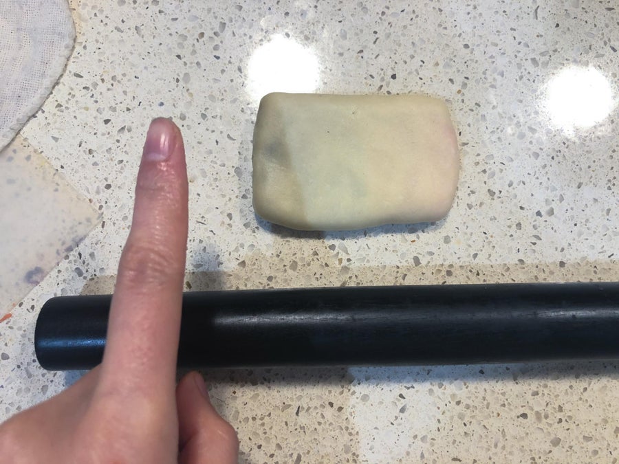 制作酥皮-第二次折叠