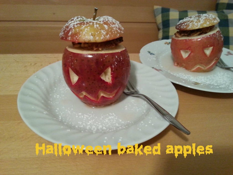 万圣节烤苹果制作方法