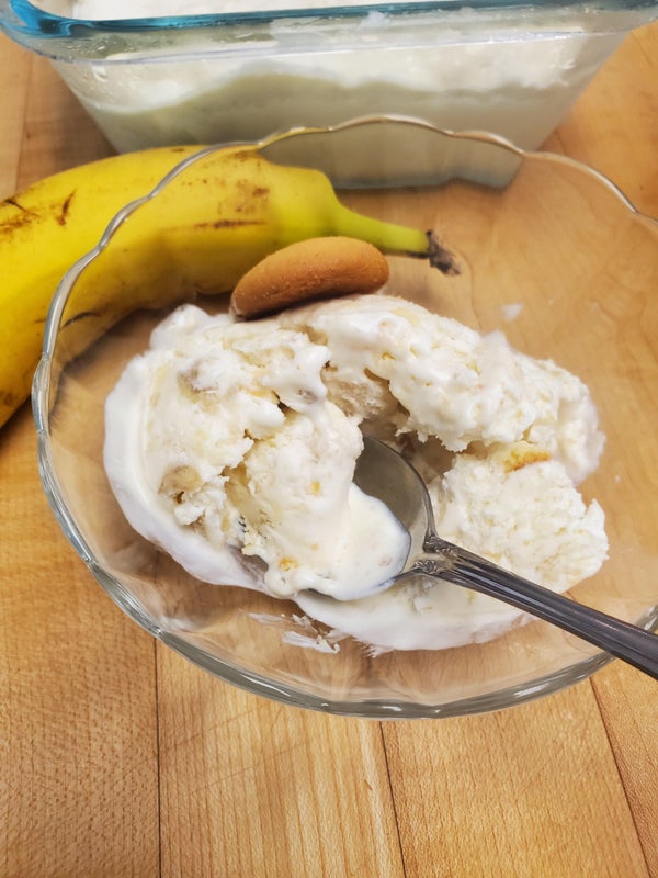 No-Churn Banana Pudding Ice Cream