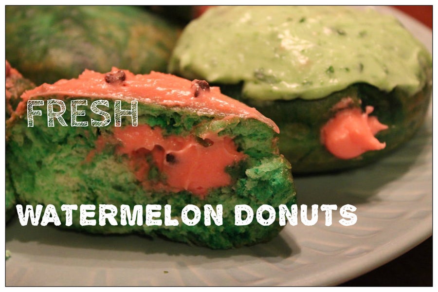 西瓜甜甜圈