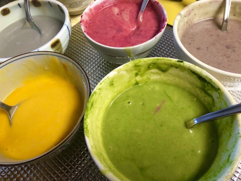 制作有机彩虹蛋糕