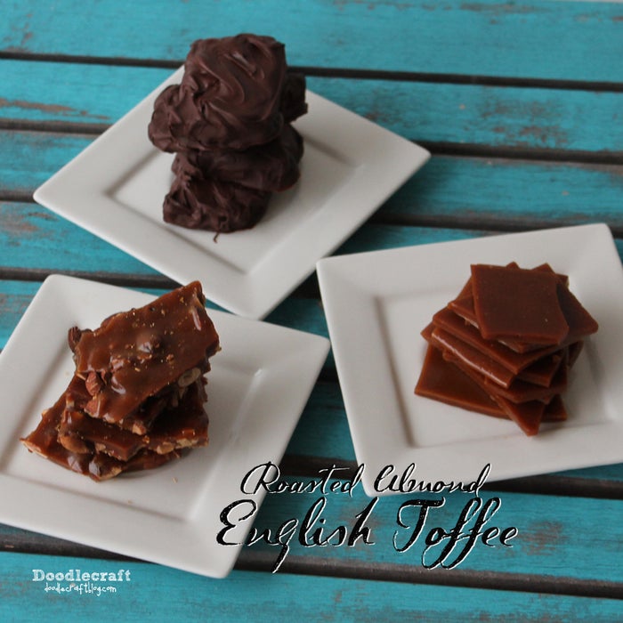 烤杏仁英式太妃糖！