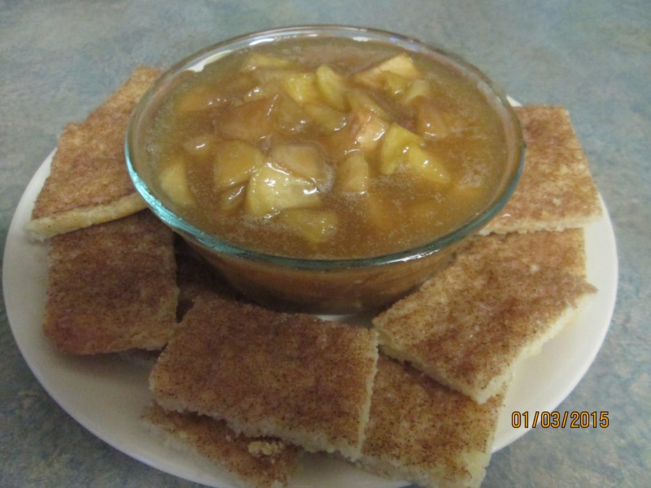 慢炖锅苹果派蘸酱