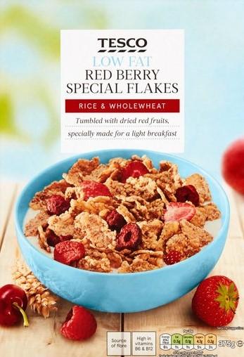 寻找含水果的麦片