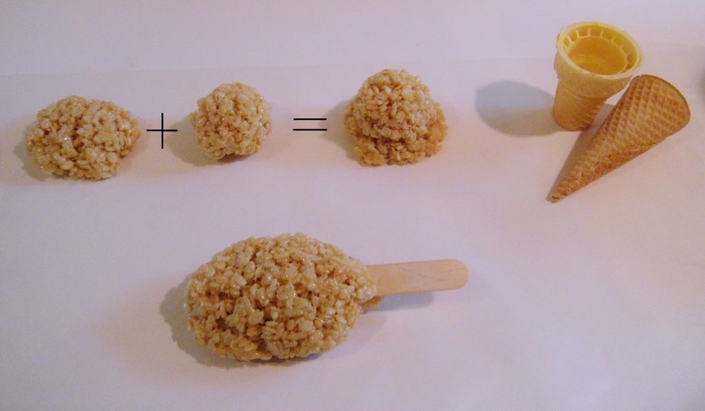 塑形冰淇淋球和冰棍！