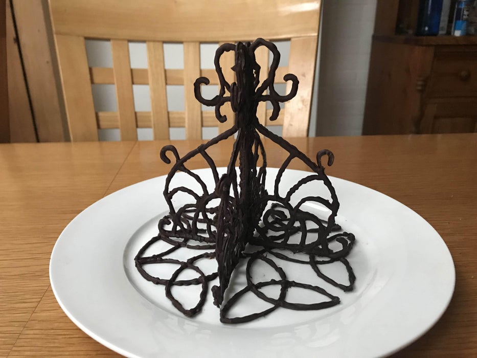 巧克力蕾丝装饰