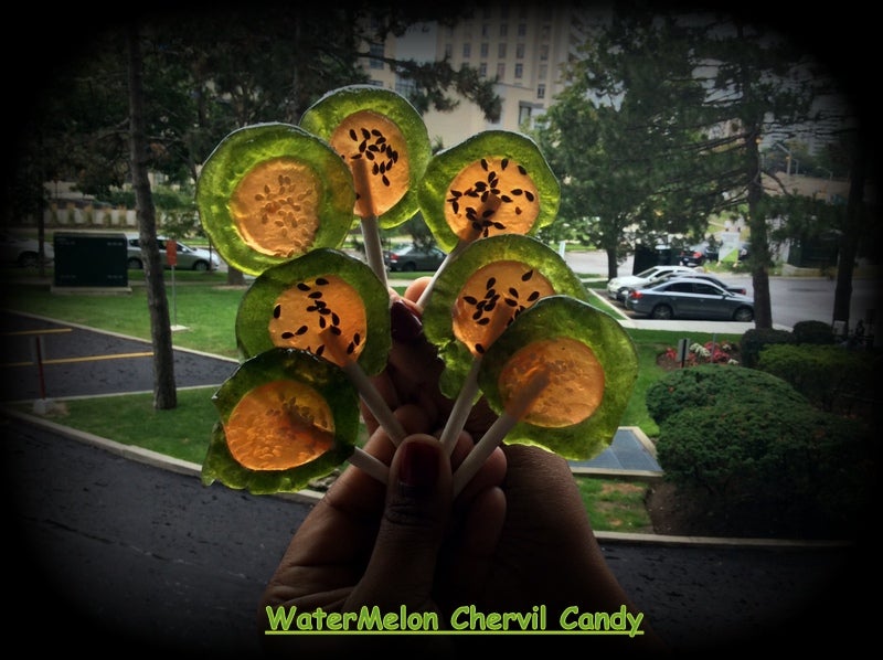 西瓜雪维菜糖果