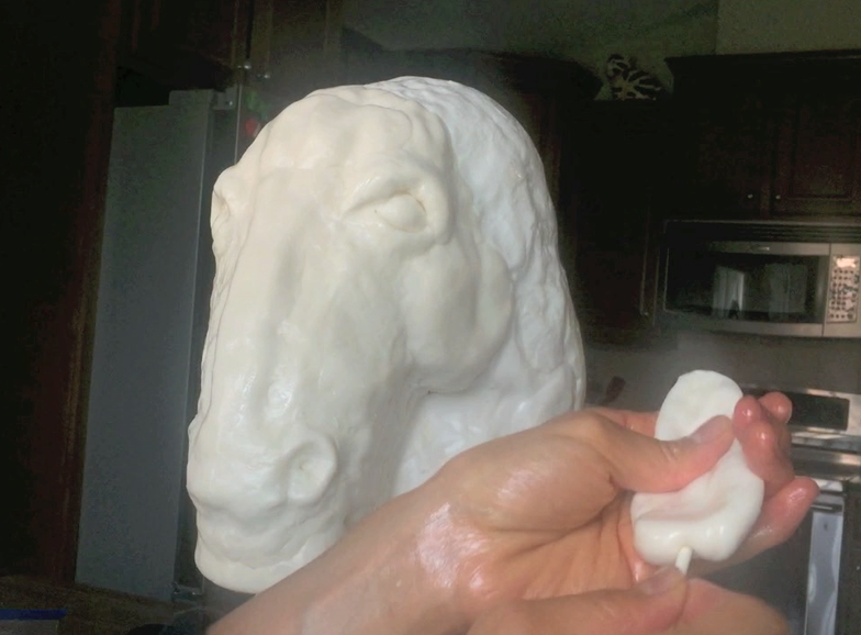 用干佩斯制作耳朵