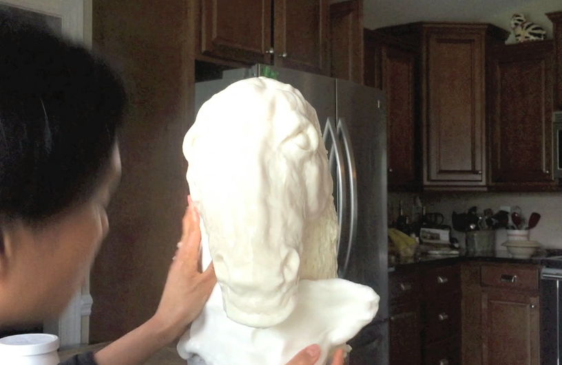 用翻糖制作颈部