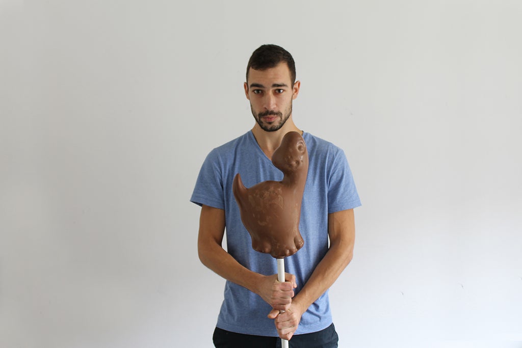 Giant Chocolate Dinosaur Lollipop
