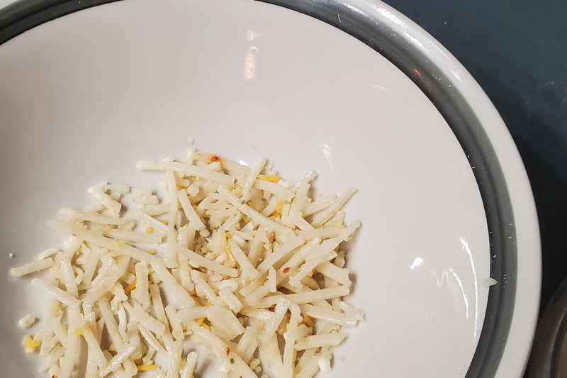 Creating Your Madeover Tortilla Soup With Toppings!!!