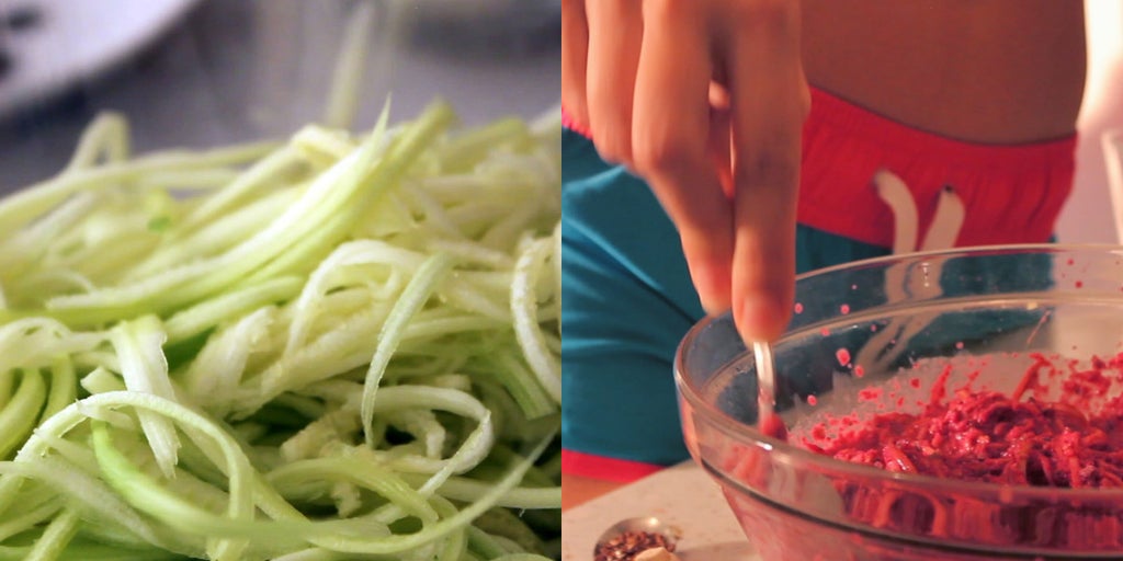 混合西葫芦面条