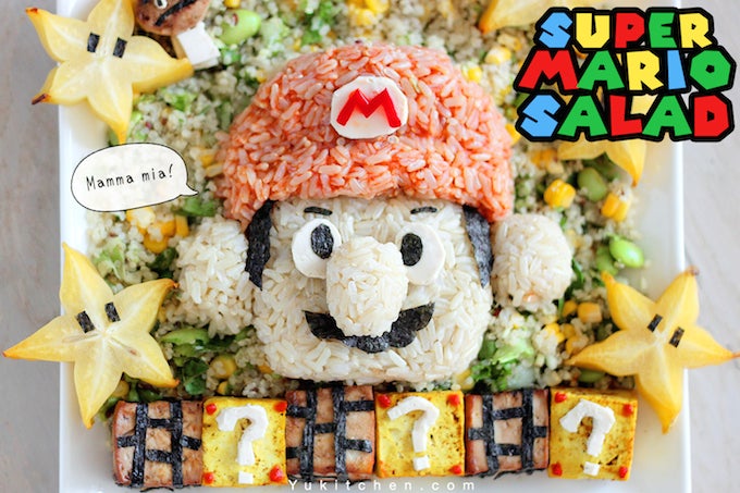 超级马力欧纯素沙拉