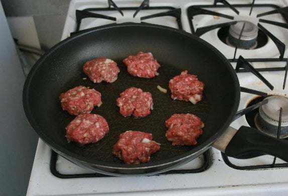 煎制迷你芝士汉堡