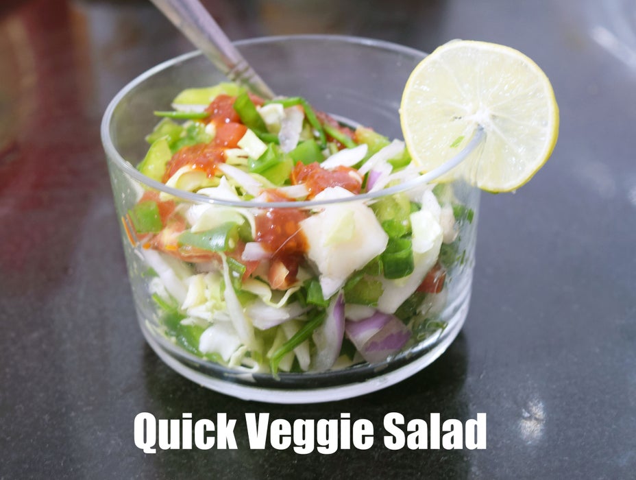 快手蔬菜沙拉 - 谁饿了？