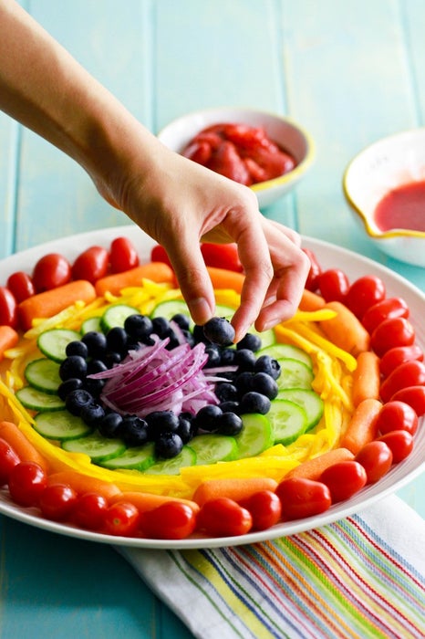 夏季彩虹沙拉